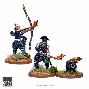 Test of Honour	Ashigaru with Fire Arrows and Flaming Torch New - Tistaminis
