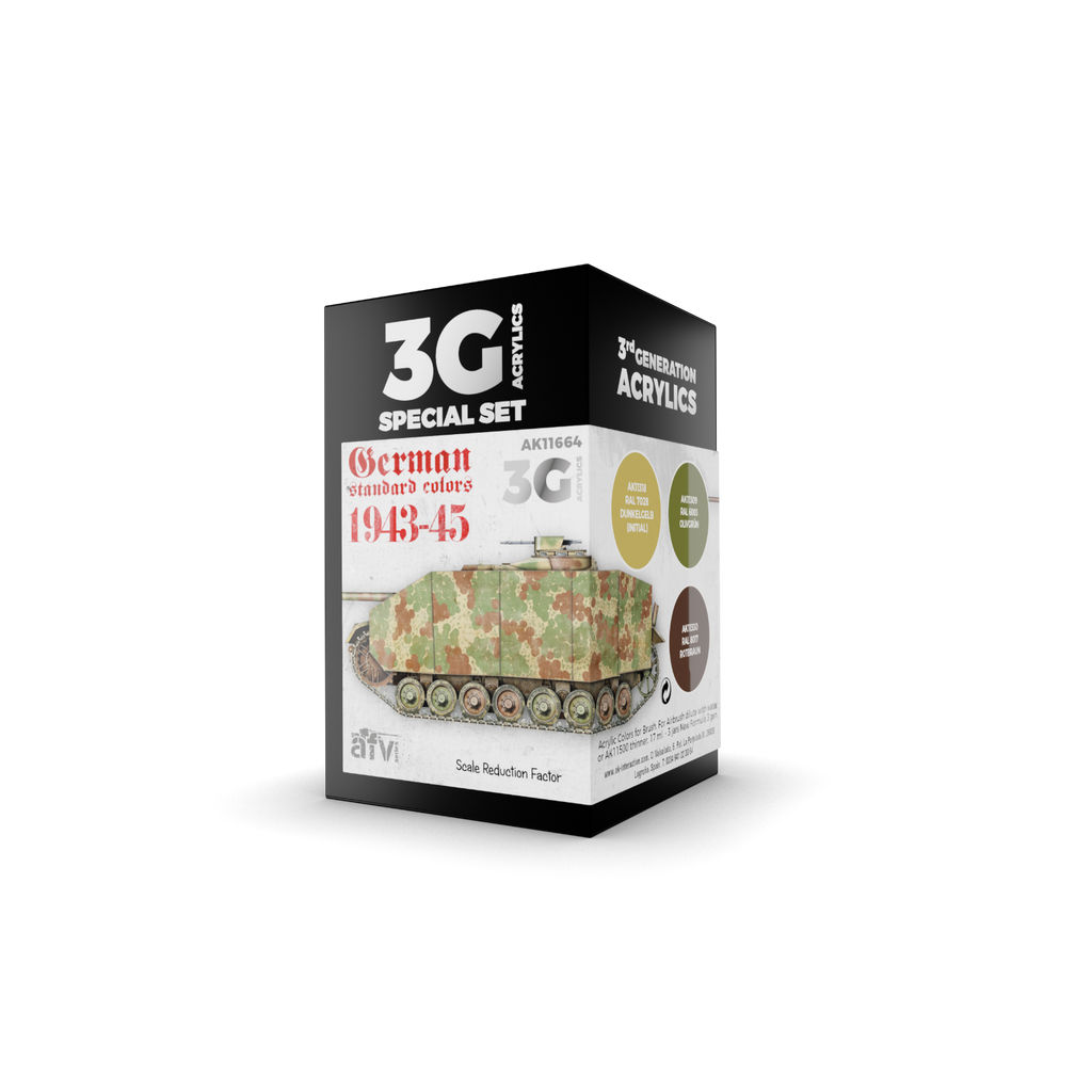 AK Interactive 3G German Standard 44-45 Combo New - Tistaminis