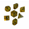 Dungeons and Dragons Dice - Yellow Gemstone - Tistaminis