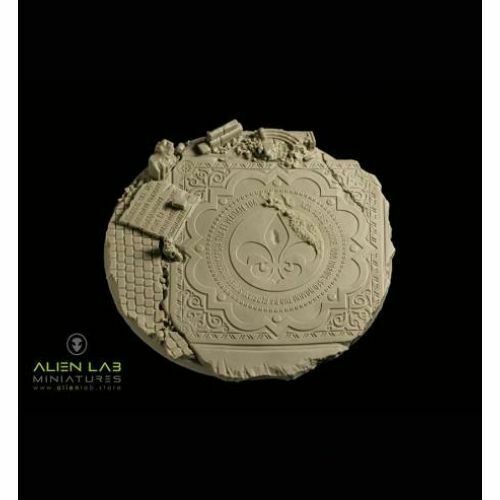 Alien Lab Miniatures TEMPLE RUINS ROUND BASES 130MM New - Tistaminis