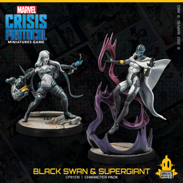 Marvel Crisis Protocol: Black Swan & Supergiant Character Pack New