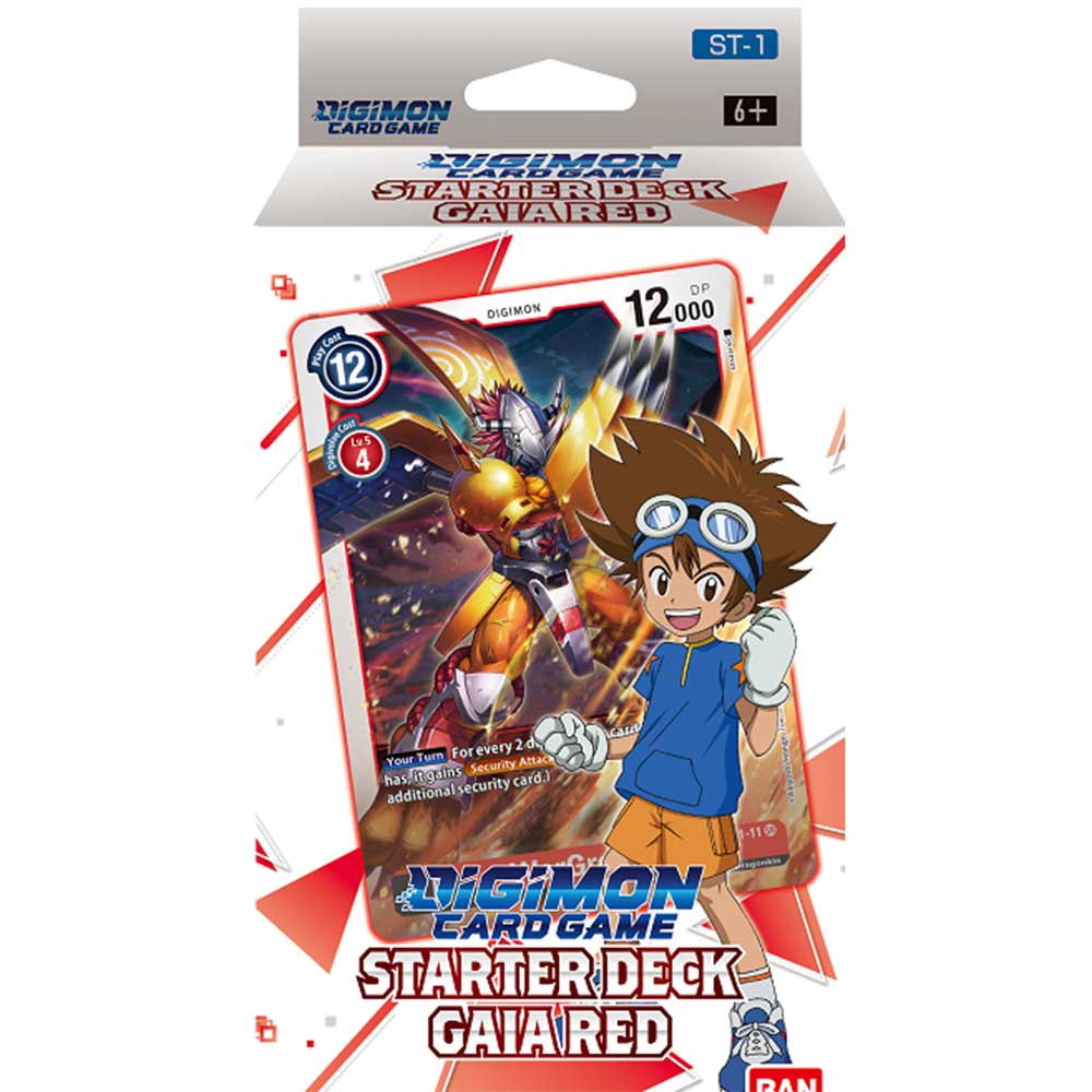 DIGIMON STARTER DECK GAIA RED NEW TRADING CARD GAME - Tistaminis