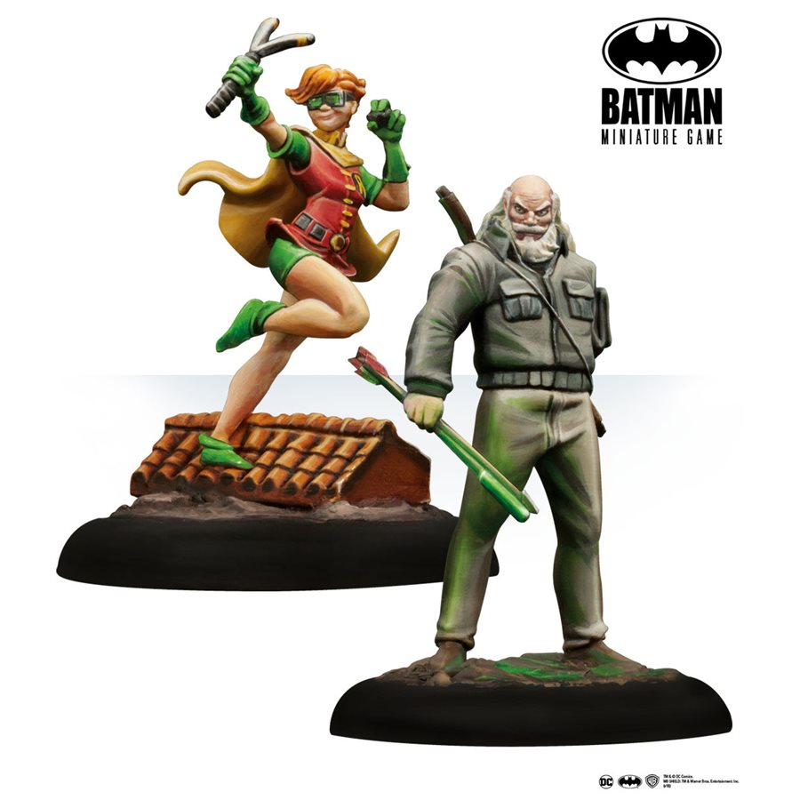 Batman Miniature Game: Oliver Queen& Carrie Kelly New - Tistaminis