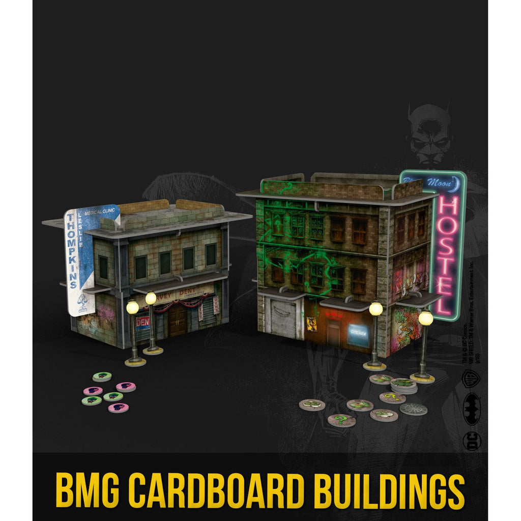 Batman Miniature Game: Cardboard Buildings New - Tistaminis