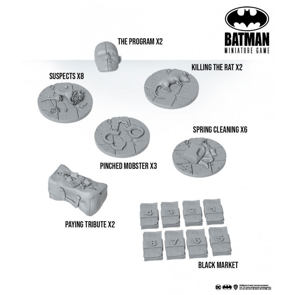 Batman Miniature Game: Organized Crime Markers New - Tistaminis