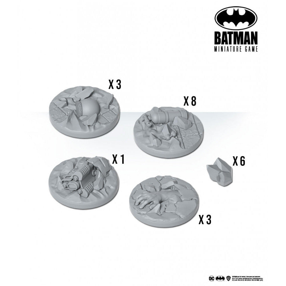 Batman Miniature Game: Mr. Freeze Markers New - Tistaminis