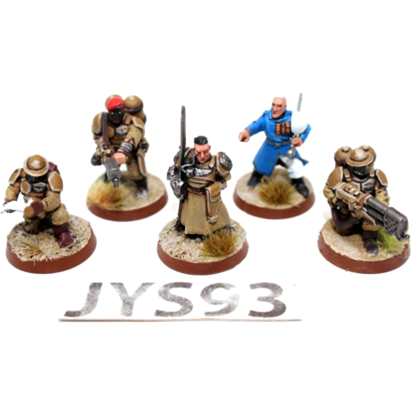 Warhammer Imperial Guard Cadian Command Squad Well Painted - JYS93 - Tistaminis