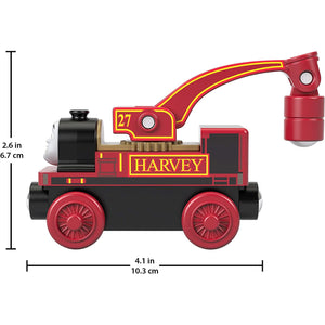 Thomas & Friends Real Wood Harvey Industrial Crane Engine - Tistaminis