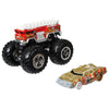 Hot Wheels Monster Trucks Red 5 Alarm 2-Pack Vehicles 1:64 Scale - Tistaminis