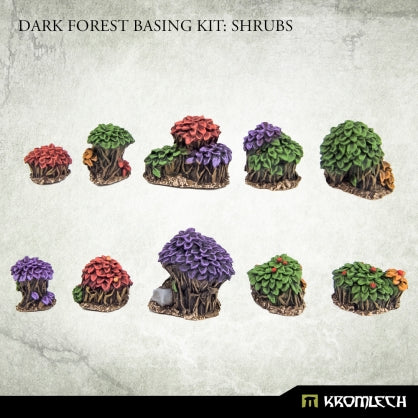 Kromlech	Dark Forest Basing Kit: Shrubs (10) New - Tistaminis
