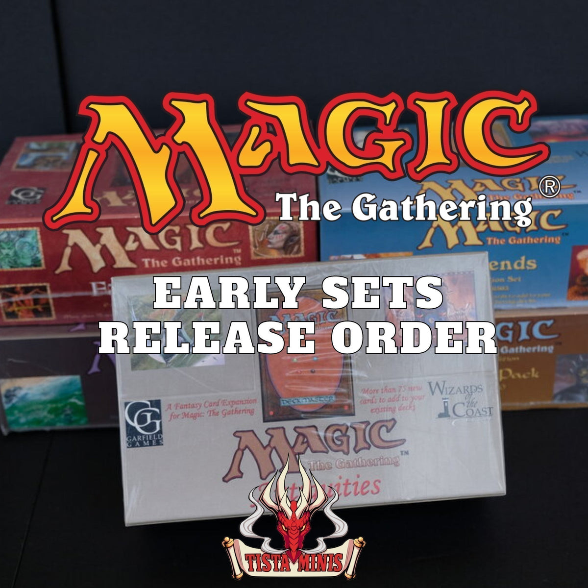 Magic Sets Timeline Early MTG Sets Release Order