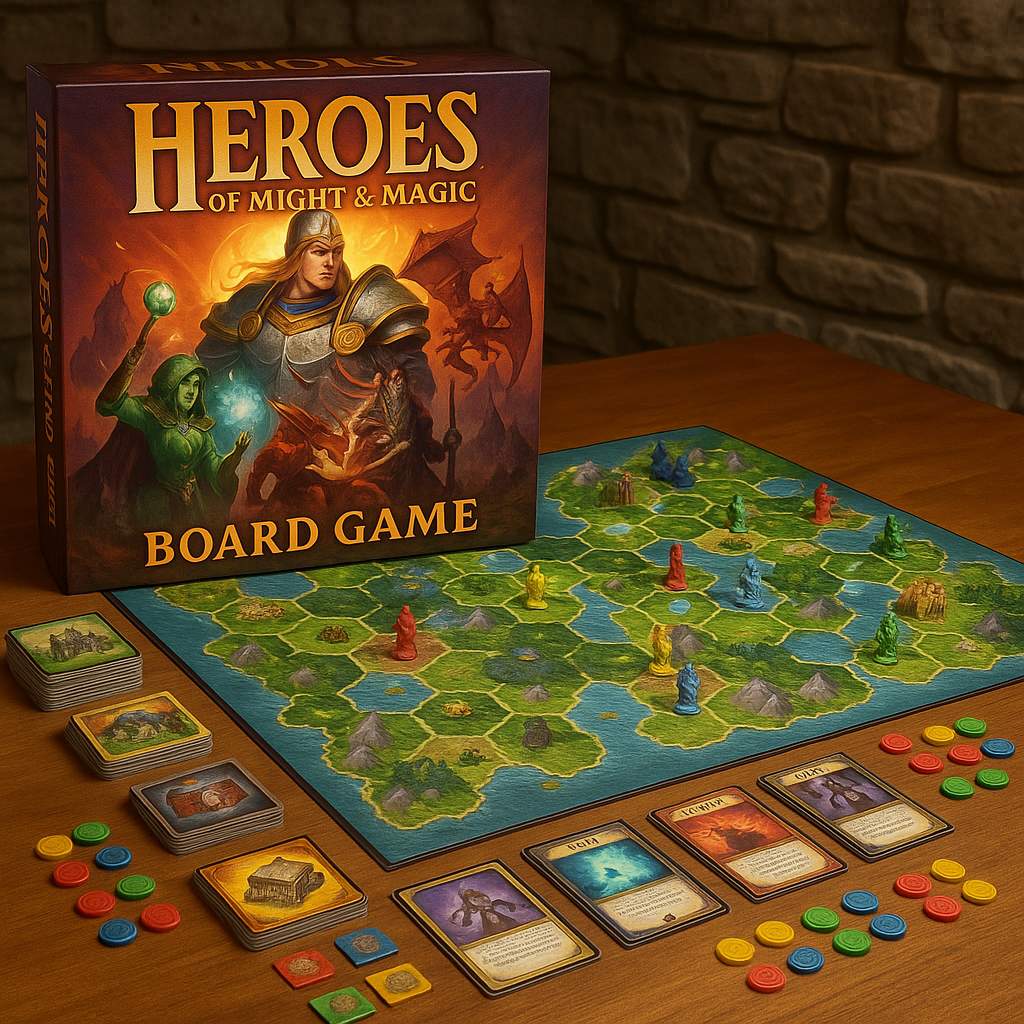 Might & Magic Heroes Board Game Overview, Gameplay & What