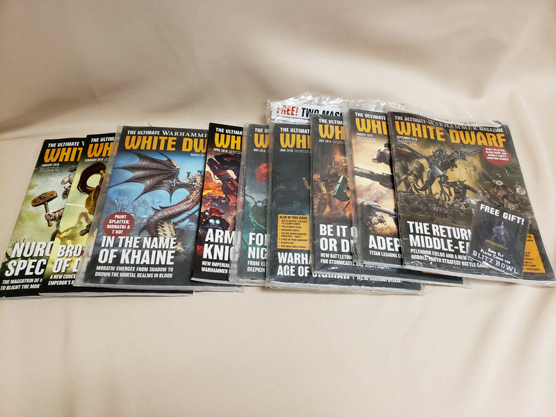 What are White Dwarf Magazines?