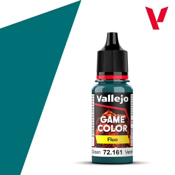 Vallejo Game Colour Paint Game Color Fluorescent Cold Green (72.161)