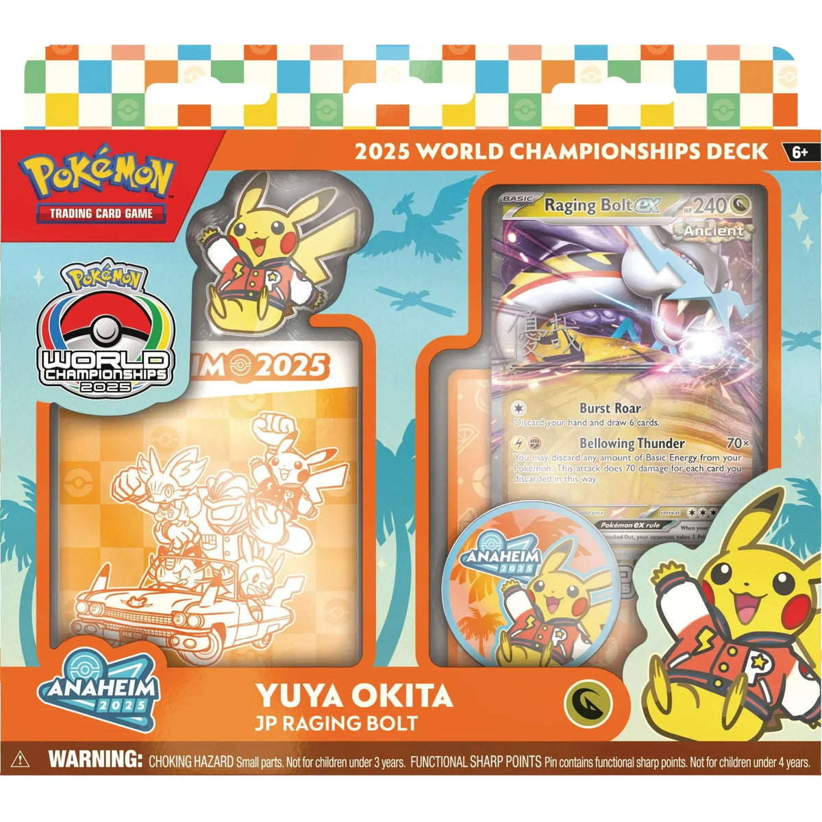 POKEMON WORLD CHAMPIONSHIPS DECK 2025 - Raging Bolt April 3 Pre-Order
