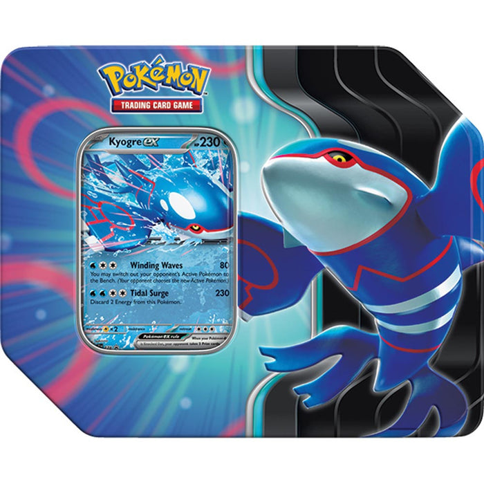 POKEMON AZURE LEGENDS TIN - Kyogre Feb 21 Pre-Order