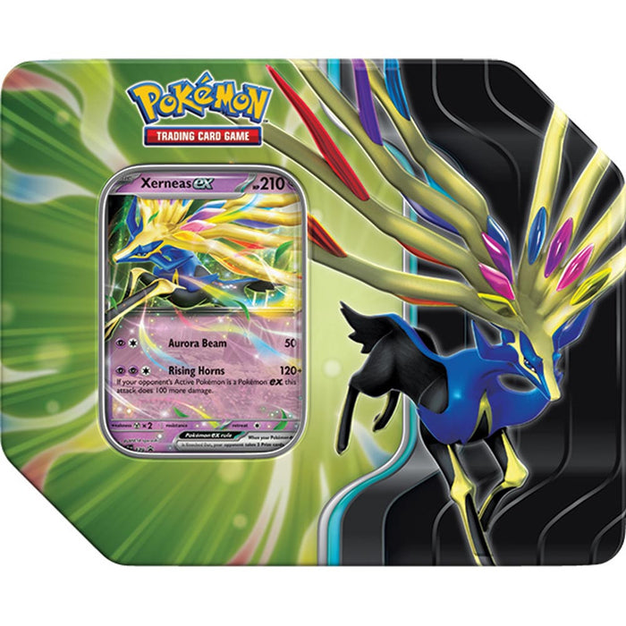 POKEMON AZURE LEGENDS TIN - Xerneas Feb 21 Pre-Order