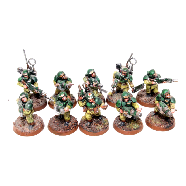 Warhammer Imperial Guard Cadian Shock Troops Well Painted JYS64