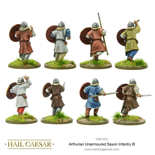 Hail Caesar Arthurian Unarmoured Saxon Infantry B - Tistaminis