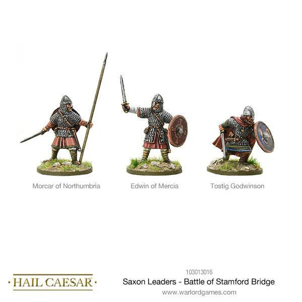 Hail Caesar Saxon Leaders - Battle Of Stamford Bridge - Tistaminis