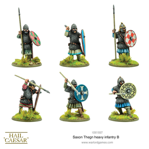 Hail Caesar Saxon Thegn Heavy Infantry B - Tistaminis