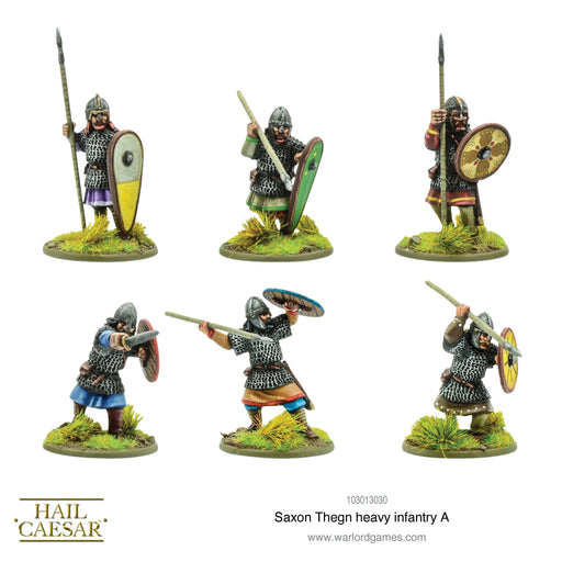 Hail Caesar Saxon Thegn Heavy Infantry A - Tistaminis