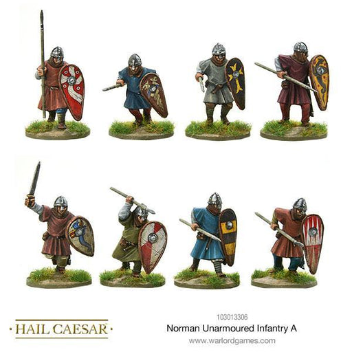 Hail Caesar Norman Unarmoured Infantry A - Tistaminis