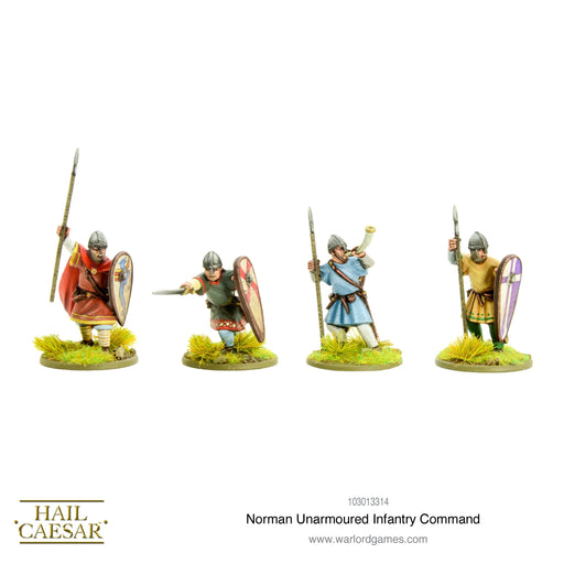 Hail Caesar Norman Unarmoured Infantry Command - Tistaminis