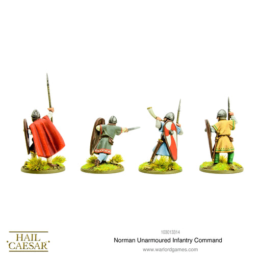 Hail Caesar Norman Unarmoured Infantry Command - Tistaminis