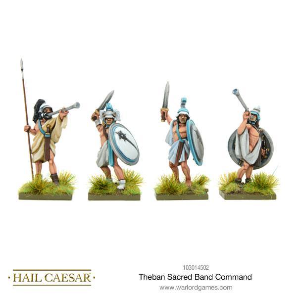 Hail Caesar Greeks Theban Sacred Band Command - Tistaminis