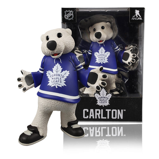 NHL MASCOT FIGURES - CARLTON THE BEAR TORONTO MAPLE LEAFS New - Tistaminis