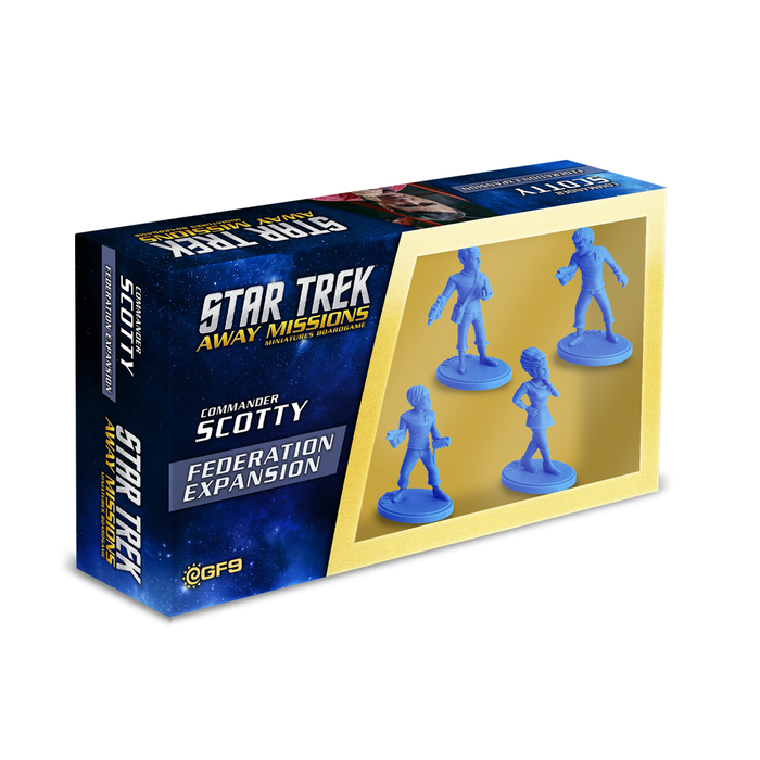 Classic Federation Away Team 2: Scotty, Sulu, Uhura, Leslie Feb-24 Pre-Order - Tistaminis