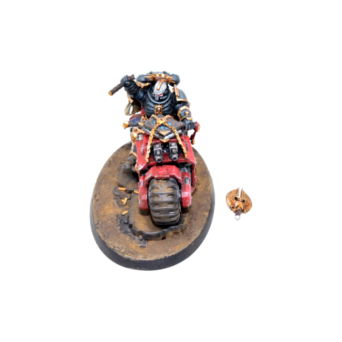 Warhammer Space Marines Chaplain on Bike Well Painted A18 - Tistaminis