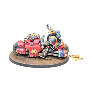 Warhammer Space Marines Chaplain on Bike Well Painted A18 - Tistaminis