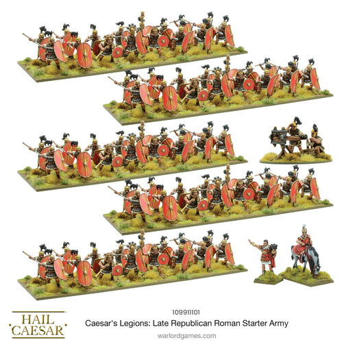 Hail Caesar Late republic Caesarian Roman Starter Army New - Tistaminis