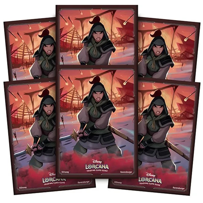 DISNEY LORCANA CARD SLEEVE SET - Mulan New - Tistaminis