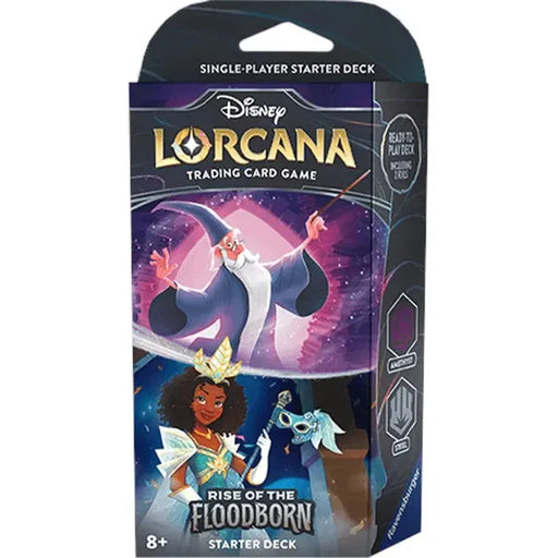 DISNEY LORCANA RISE OF THE FLOODBORN DECK - Steel / Amethyst New - Tistaminis