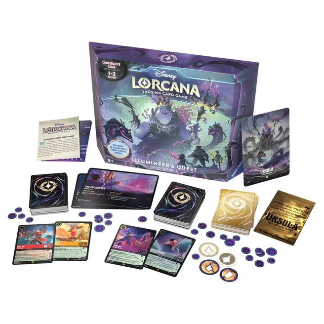 DISNEY LORCANA ILLUMINEERS QUEST DEEP TROUBLE New - Tistaminis