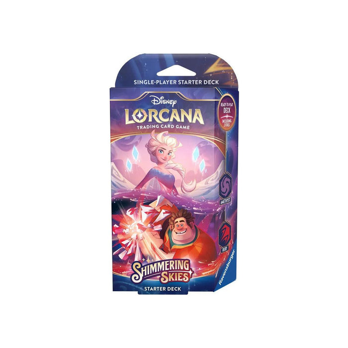 DISNEY LORCANA SHIMMERING SKIES STARTER DECK - Amethyst / Ruby