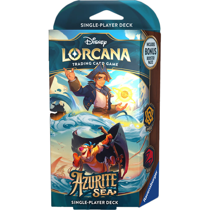 DISNEY LORCANA AZURITE SEA STARTER DECK - Amber/Ruby