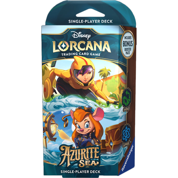 DISNEY LORCANA AZURITE SEA STARTER DECK - Emerald / Sapphire