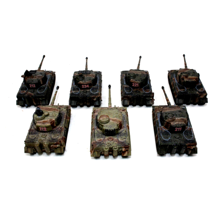 Flames of War German Panzer Platoon Well Painted JYS95