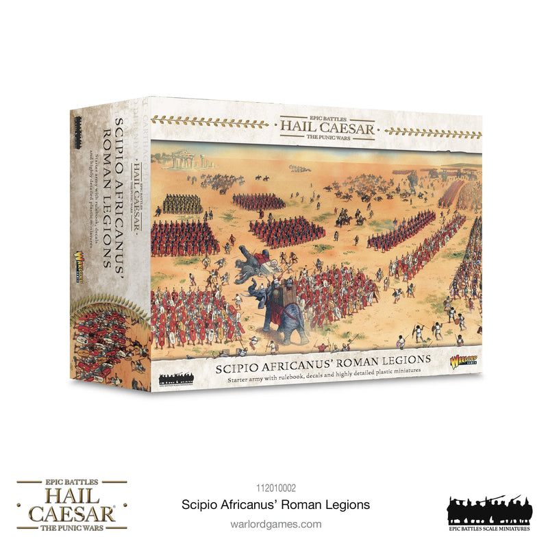 Hail Caesar Epic Battles (Punic Wars): Scorpio Africanus' Roman Legions Jul-27 Pre-Order - Tistaminis