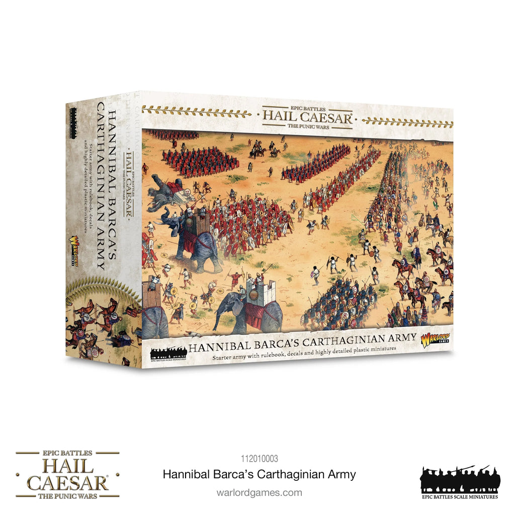 Hail Caesar Epic Battles (Punic Wars): Hannibal Barca's Carthaginian Army Jul-27 Pre-Order - Tistaminis