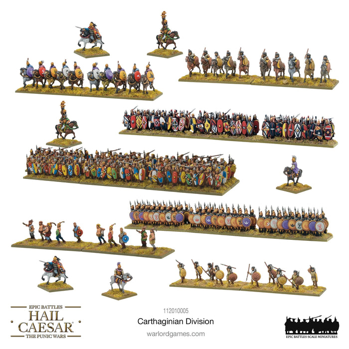 Hail Caesar Epic Battles (Punic Wars): Carthaginian Division Jul-27 Pre-Order - Tistaminis