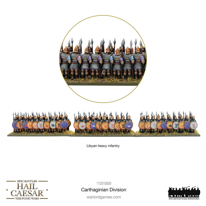 Hail Caesar Epic Battles (Punic Wars): Carthaginian Division Jul-27 Pre-Order - Tistaminis