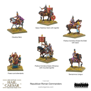 Hail Caesar Epic Battles: Republican Roman commanders Jul-27 Pre-Order