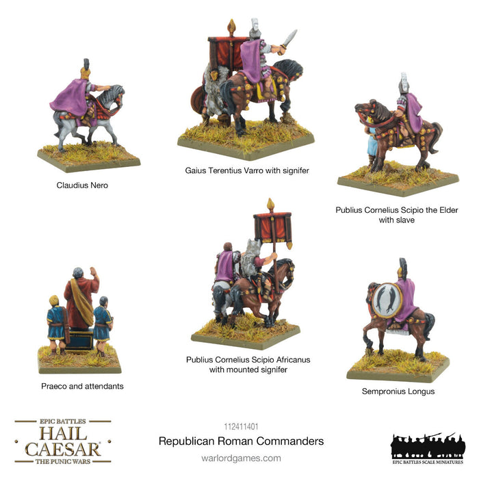 Hail Caesar Epic Battles: Republican Roman commanders