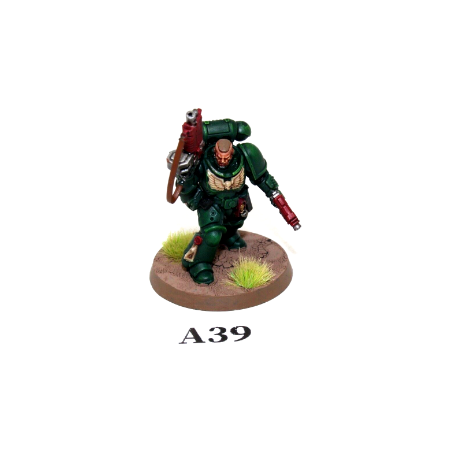 Warhammer Dark Angels Primaris Intercessor Squad Leader Well Painted - A39