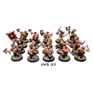 Warhammer Warriors of Chaos Blades of Khorne Bloodreavers Well Painted JYS27 - Tistaminis